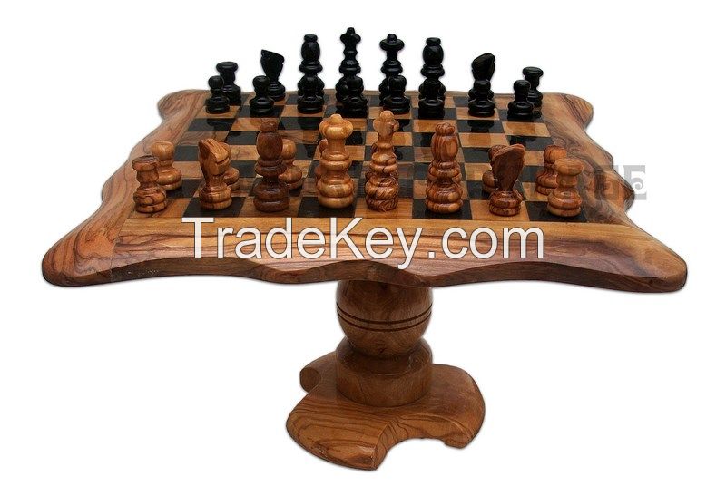 Olive Wood chess set board