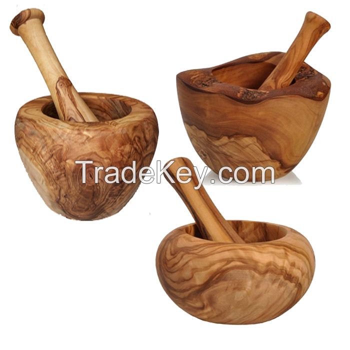 Olive Wood mortar