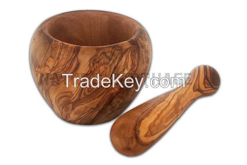 Olive Wood mortar