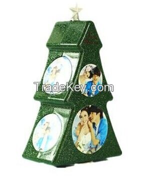 Christmas Tree Revolving Photo Frame 