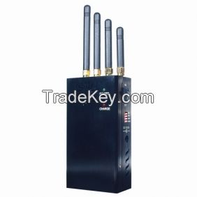 New Handheld Four Bands 4G LTE Cell Phone Jammer Block 2G 3G 4G Phone Signal