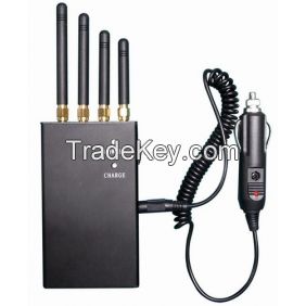 Handheld 4 Bands 3G 4G Cell Phone Jammer For 4G LTE