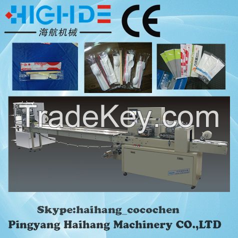 plastic flatware cutlery kits packing machinery