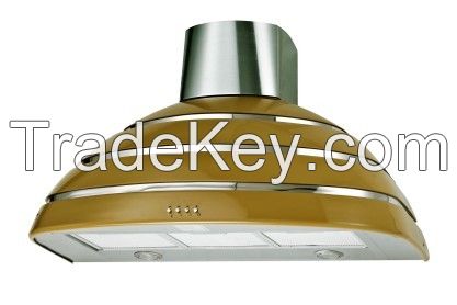 Hemispherical cooker hood