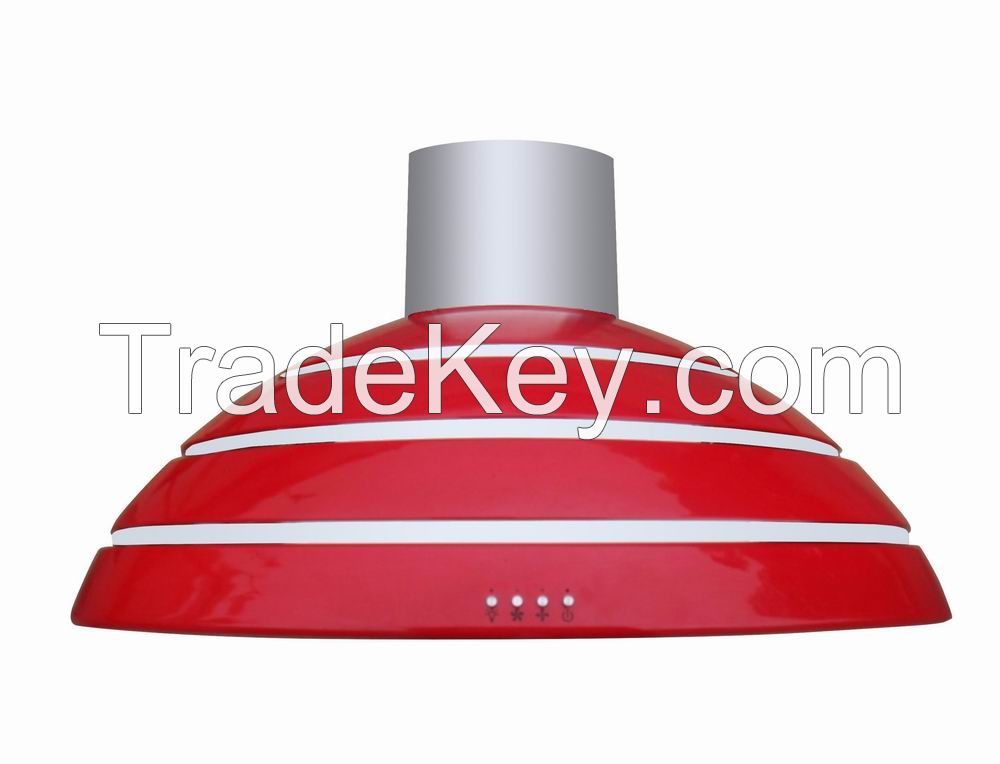 Hemispherical cooker hood