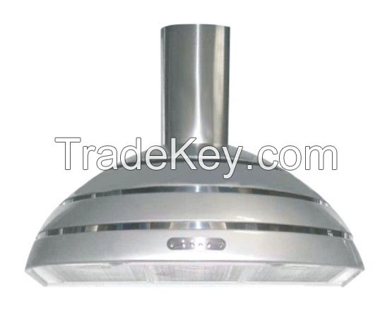 Hemispherical cooker hood