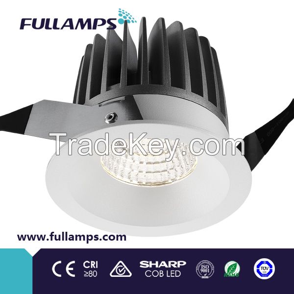 cob led downlight and led recessed grille light 