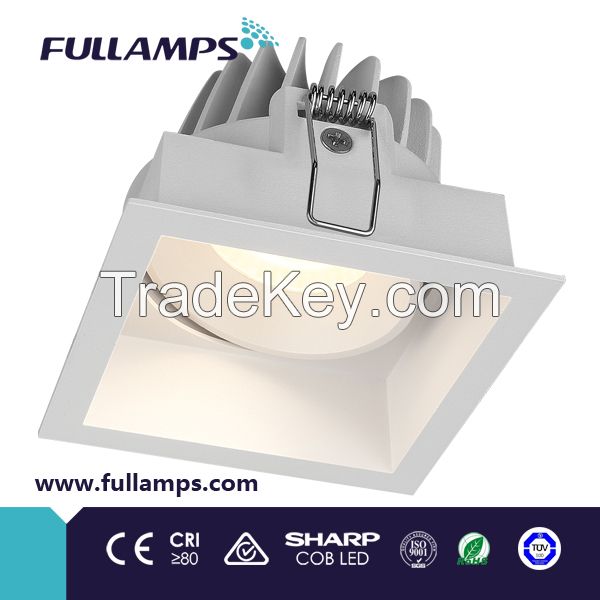 cob led downlight and led recessed grille light 