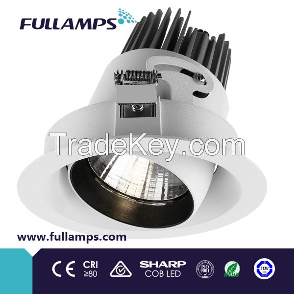 cob led downlight and led recessed grille light 