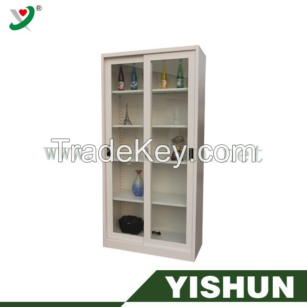 Sliding Door Glass Cabinet