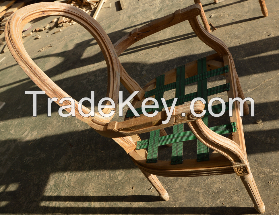 French Style Solid Wood Dining Chair