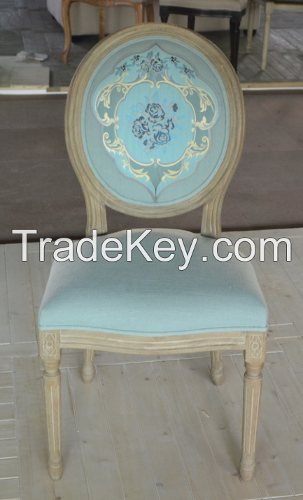 French Style Solid Wood Dining Chair