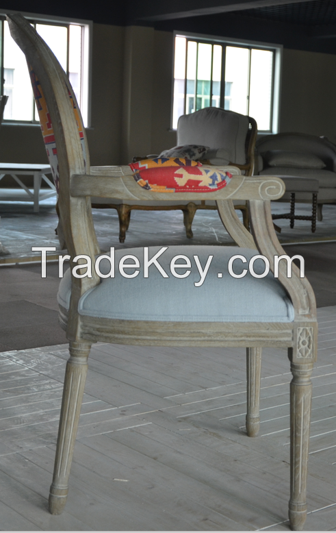 French Style Solid Wood Dining Chair