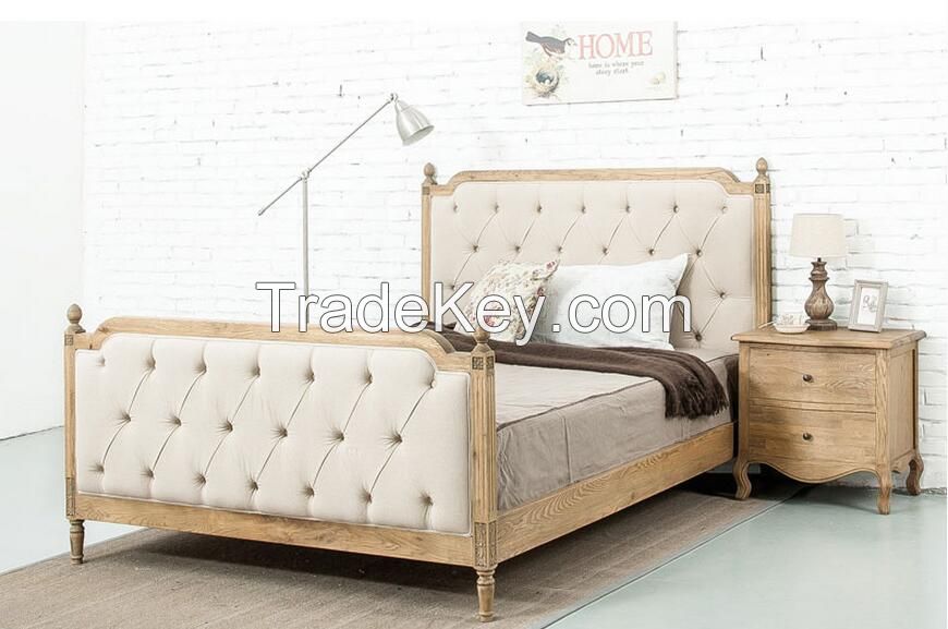 Wooden Bedroom Furniture Set King Size Bed Classic Bedroom Bed Set