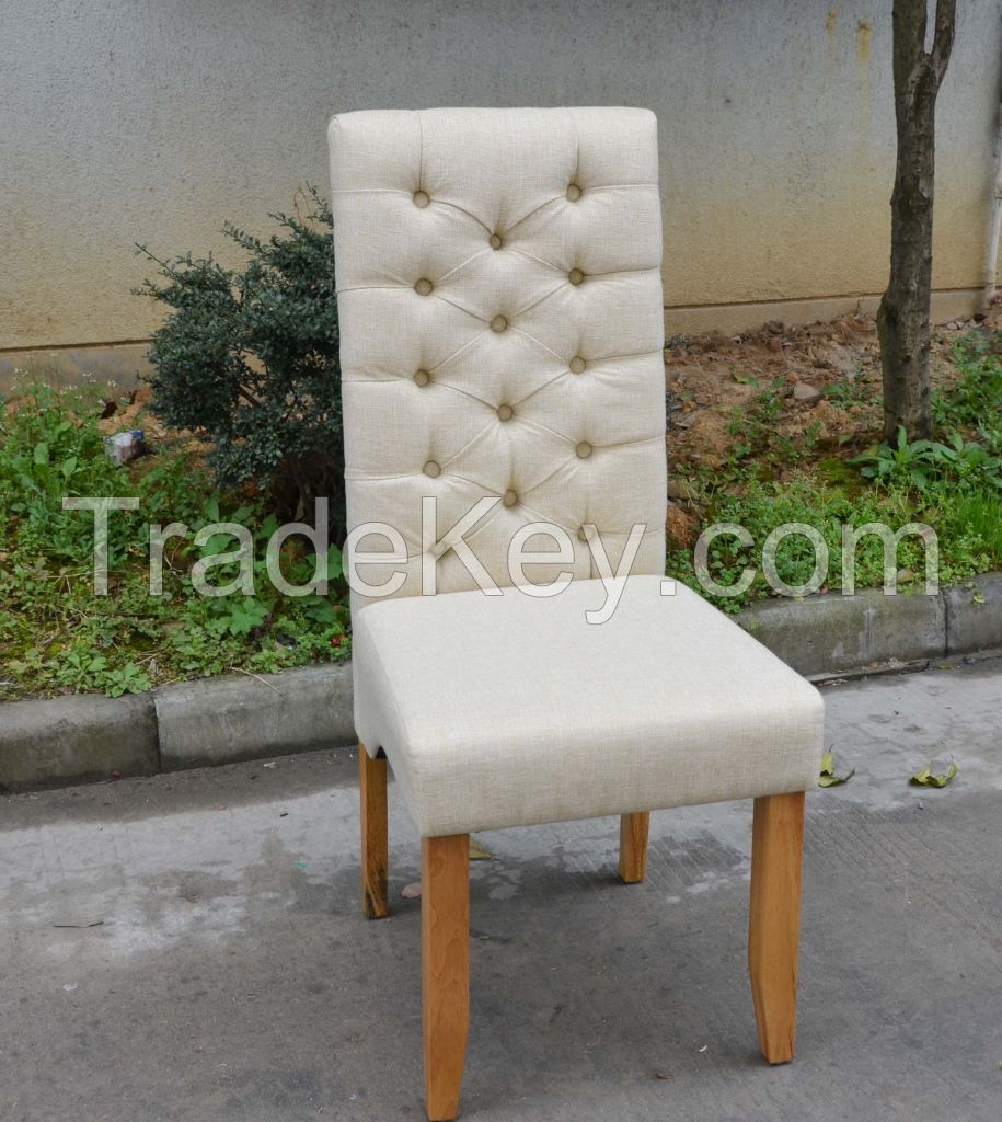 Fabric Canteen Wood Carved Chairs Restaurant Banquet Chair Cheap Upholstery Chair