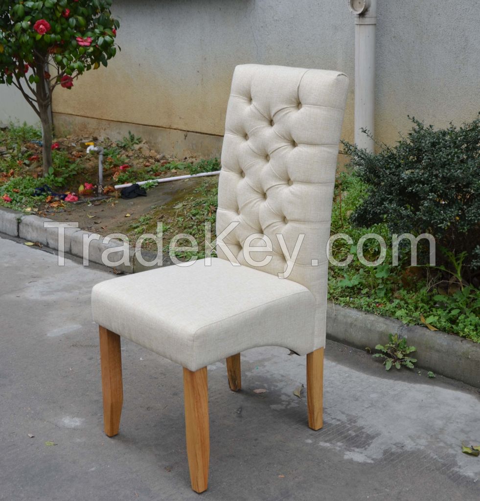 Fabric Canteen Wood Carved Chairs Restaurant Banquet Chair Cheap Upholstery Chair