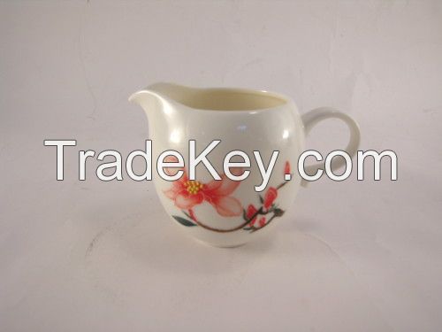 Pottery teapot and cups gift set