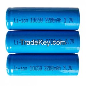 Long cycle life Li-ion 18650/2200mAh 3.7V