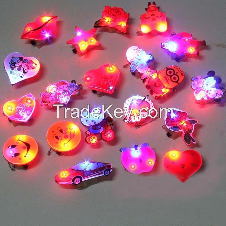 Supply Led Pin,Flashing Badge,Pin Badge Gift