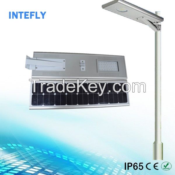 Intefly 30w high brightness waterproof 12 volt solar led street lighting fixtures