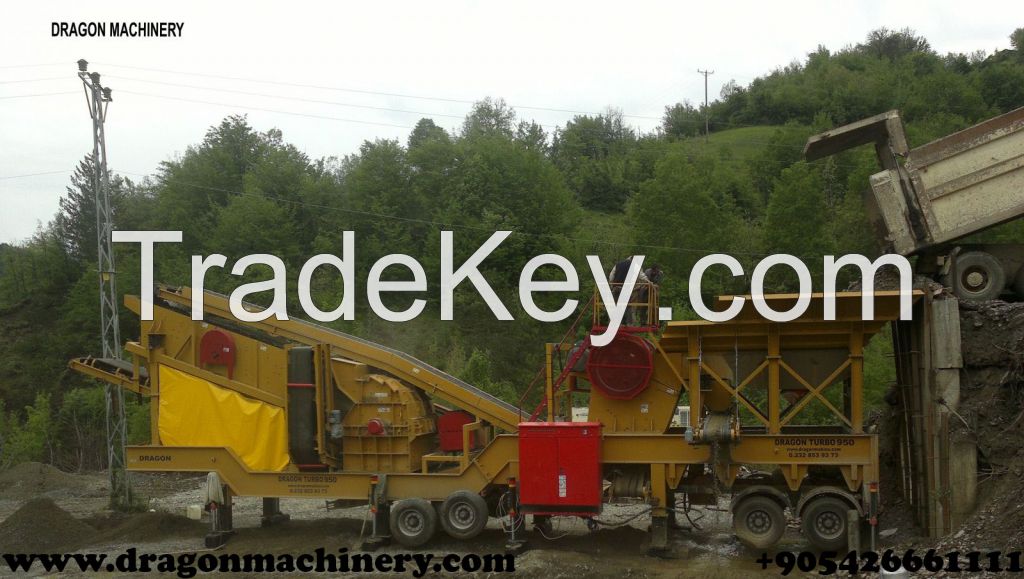 Stone crushing and screening machines