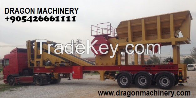 Stone crushing and screening machines