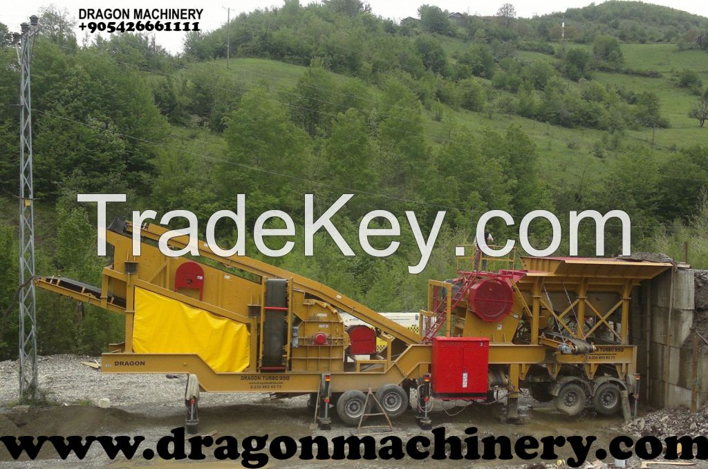 Stone crushing and screening machines