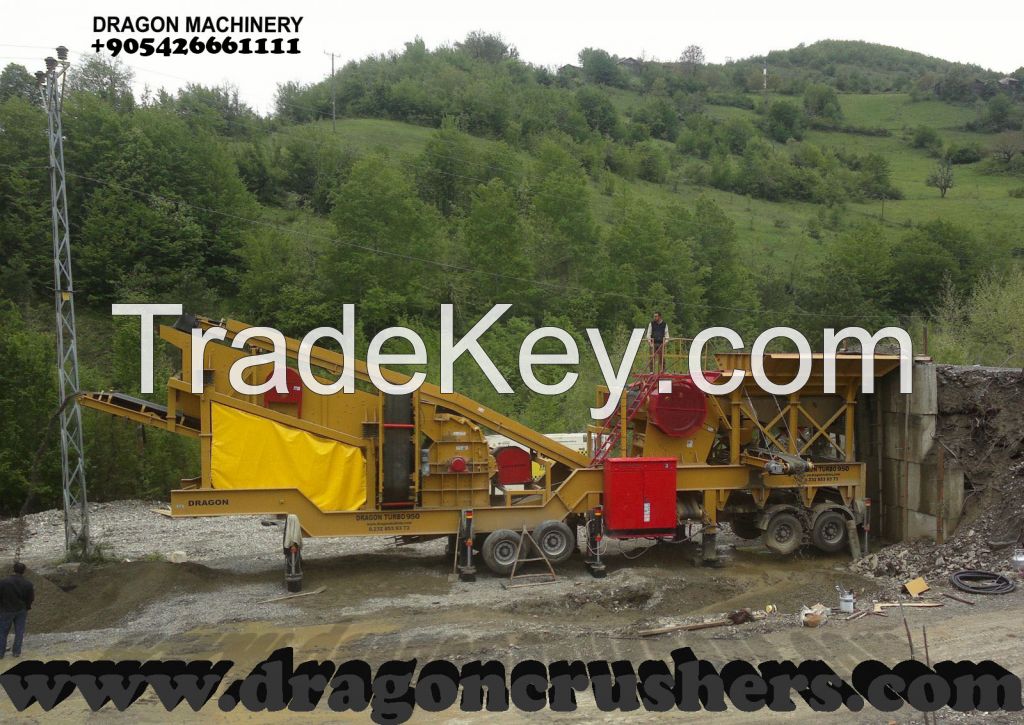 Stone crushing and screening machines