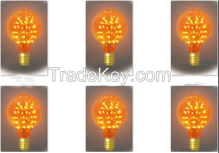 China factory nostulgic LED light bulbs Decorative Vintage Antique Led Bulbs ST58 Edison Bulbs E27 110V-130V 3w