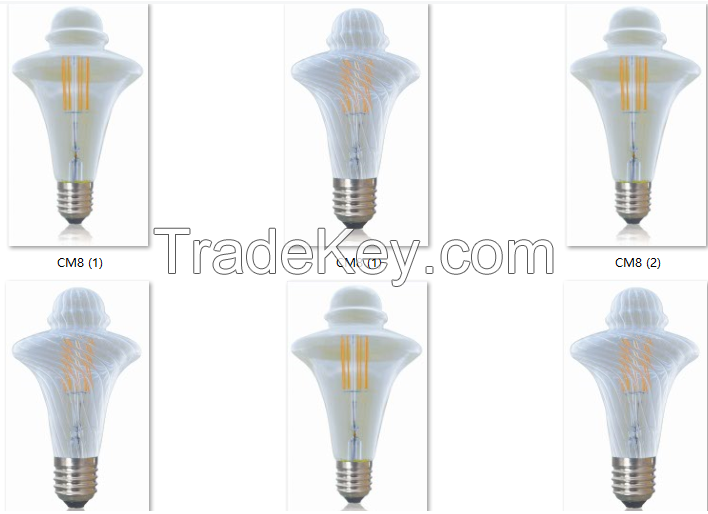 led light bulb110V 220v Diamond shapes light lighting e27 lamp base 3w vintage light bulb e27 led filament bulb