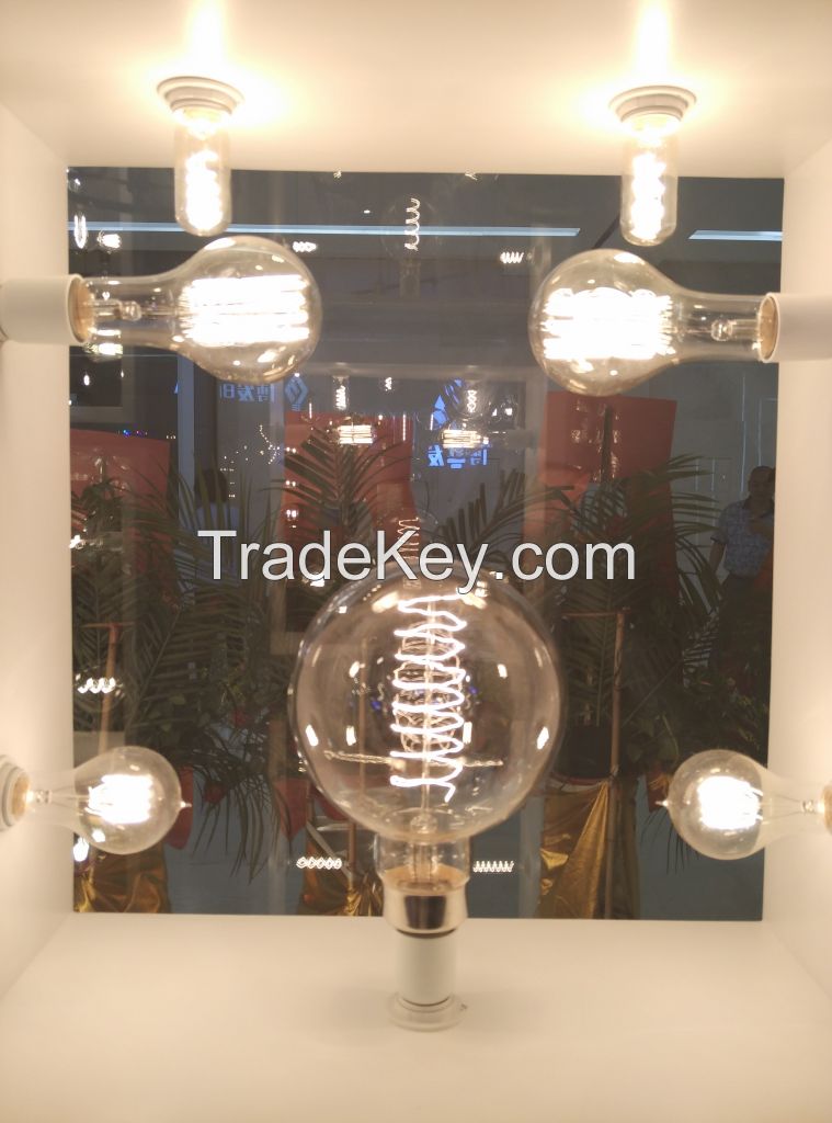 edison style Globe bulbs g80 40w 60w lighting bulbs quality China light lamp e27 base lamps