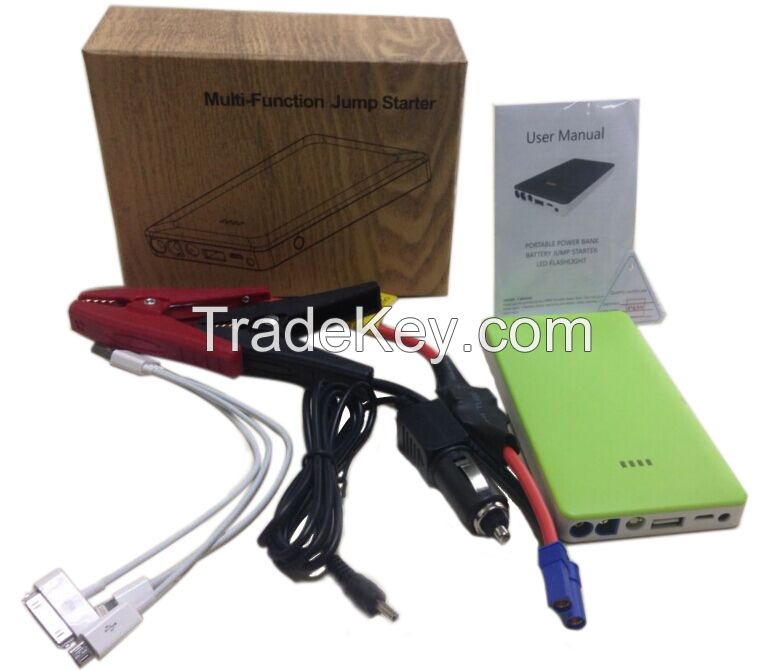 Ultrathin Car jumper emergency power battery pack 6600mAh