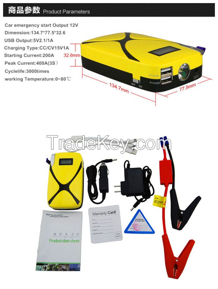 Autor Jump starter for vehicle , Car start power pack