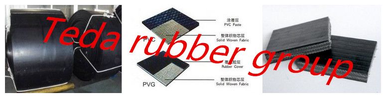 PVG Conveyor belt, PVC/PVG Solid woven conveyor belt used in underground coal mine