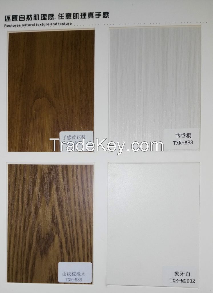 Aluminum film plywood