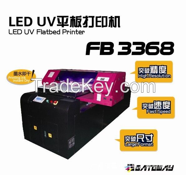 large automatic multifunctional uv flatbed printer