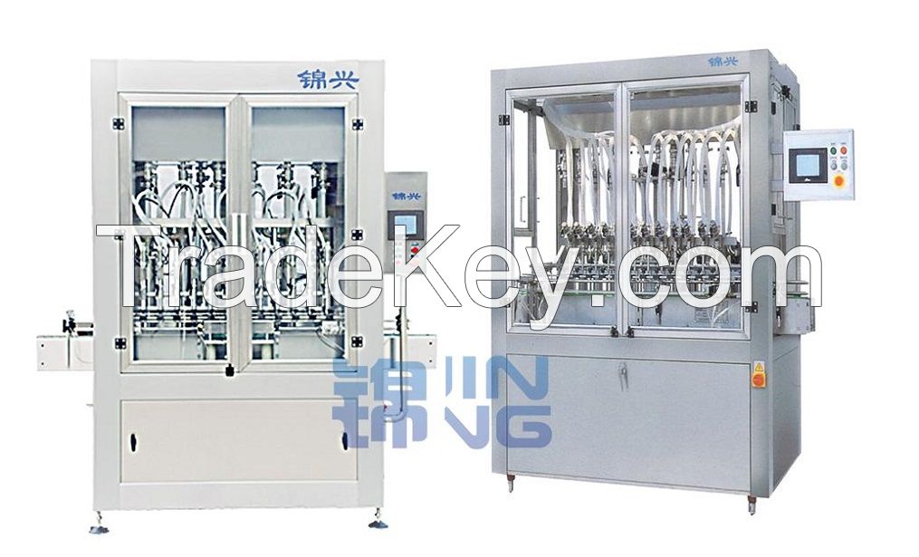 automatic high viscosity piston filling machine