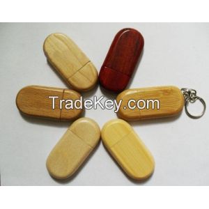 eco-friendly wooden usb stick/ pen drive with oem logo