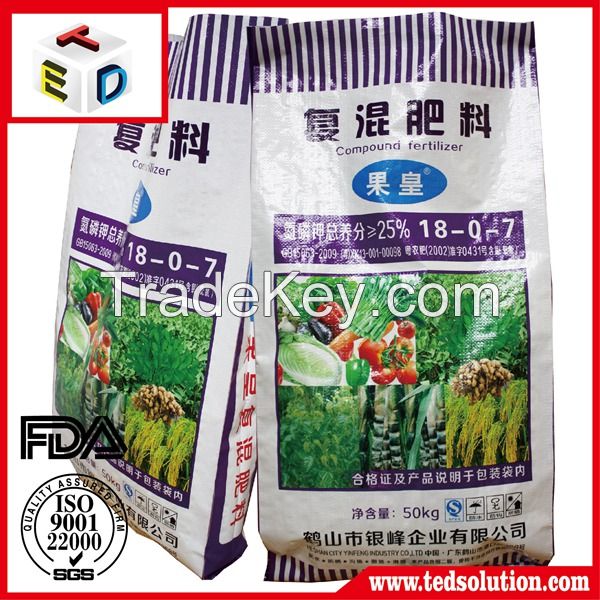 20kg 50kg Bopp laminated PP woven rice bag