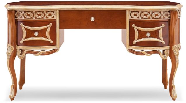 Dressing table designs for bedroom, dressing table stool with mirror FV-128 Detail:    l Solid wood, gilt wood   l Chosen solid wood and select veneer over durable wood products   l Vanity dresser table board, ottoman    l   Decorative 5 gold knobs    Dim