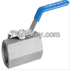 1 PC Ball valve Hexagon Type 2000WOG