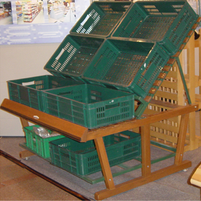 vegtable & fruit shelves