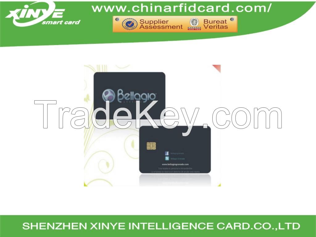 Plastic smart card sharing