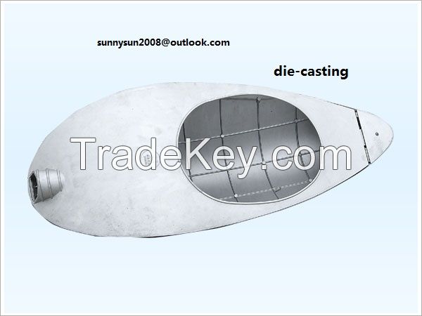 Aluminum die casting for lamp parts