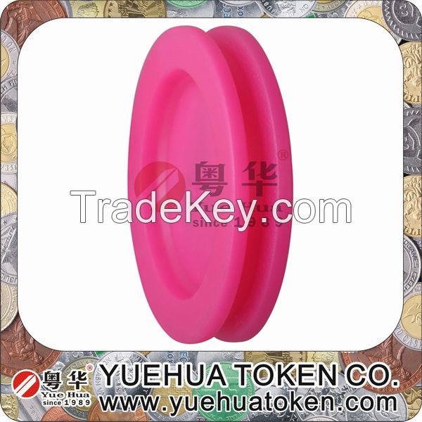 2014 Cheap eco-friendly Custom plastic token coin