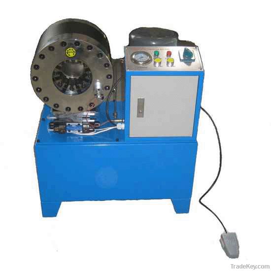 Hose crimping machine