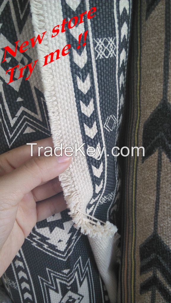 100cm*100cm High quality thick Fabric Hemp Linen Canvas Fabric decoration/garden picnic/handbag/leisure shoes/table cloth/sofar cover