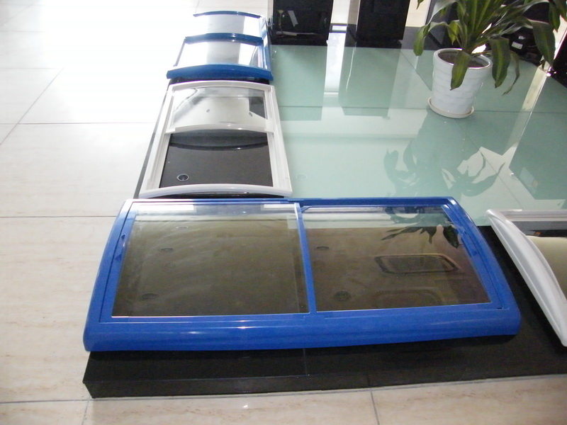 Curved Glass Door Set