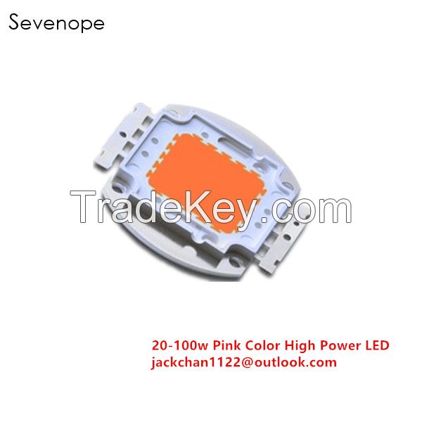 1W 3W 10W 20W 50W 100W 300W 500W Pink Color High Power LED Diode