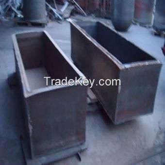 isostatic graphite crucible as galvanizing pot